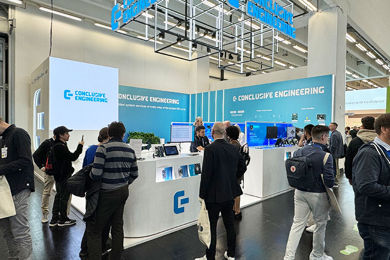 Employees representing at Embedded World 2025 event 2