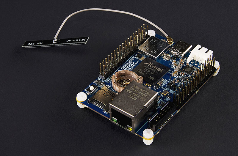 Close-up of USB-C port on Kestrel Single Board Computer