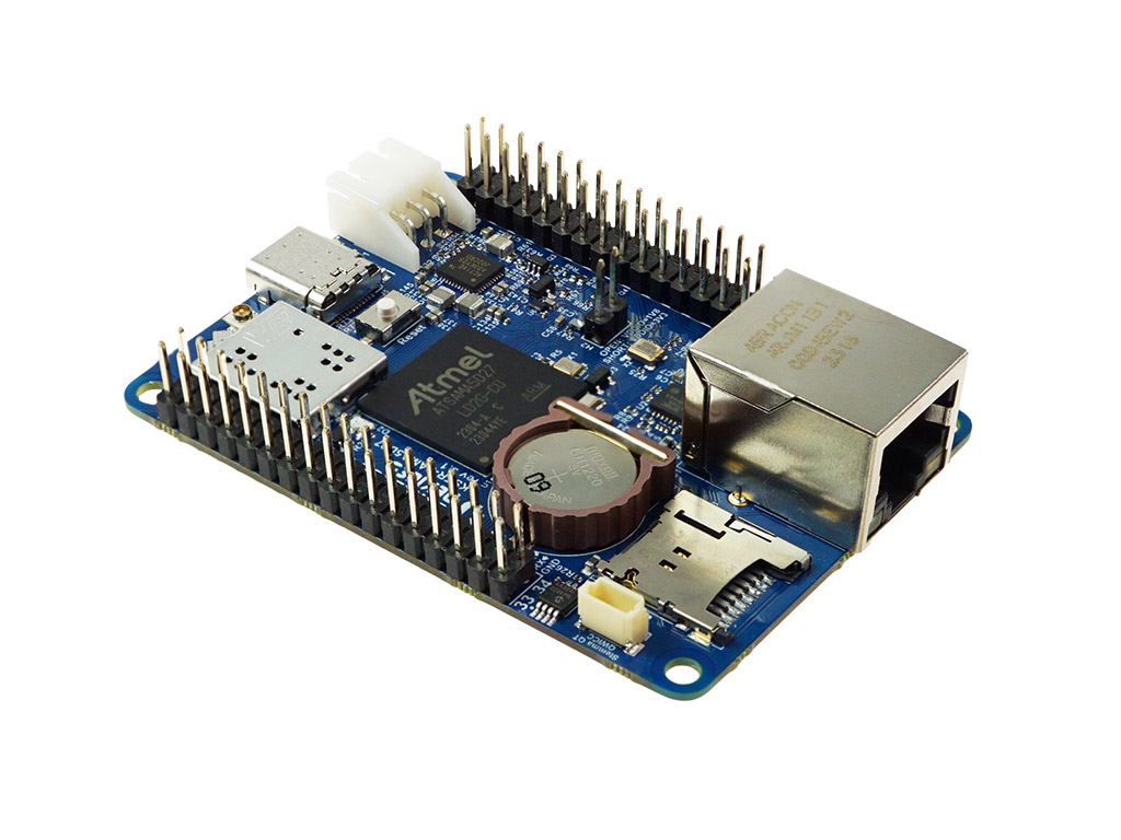 Kestrel Single Board Computer viewed from a lower angle