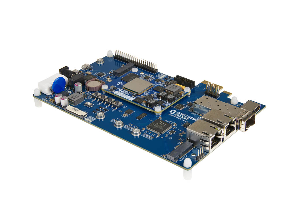 Top view of RCHD-PF mounted on RCHD-PF evaluation board