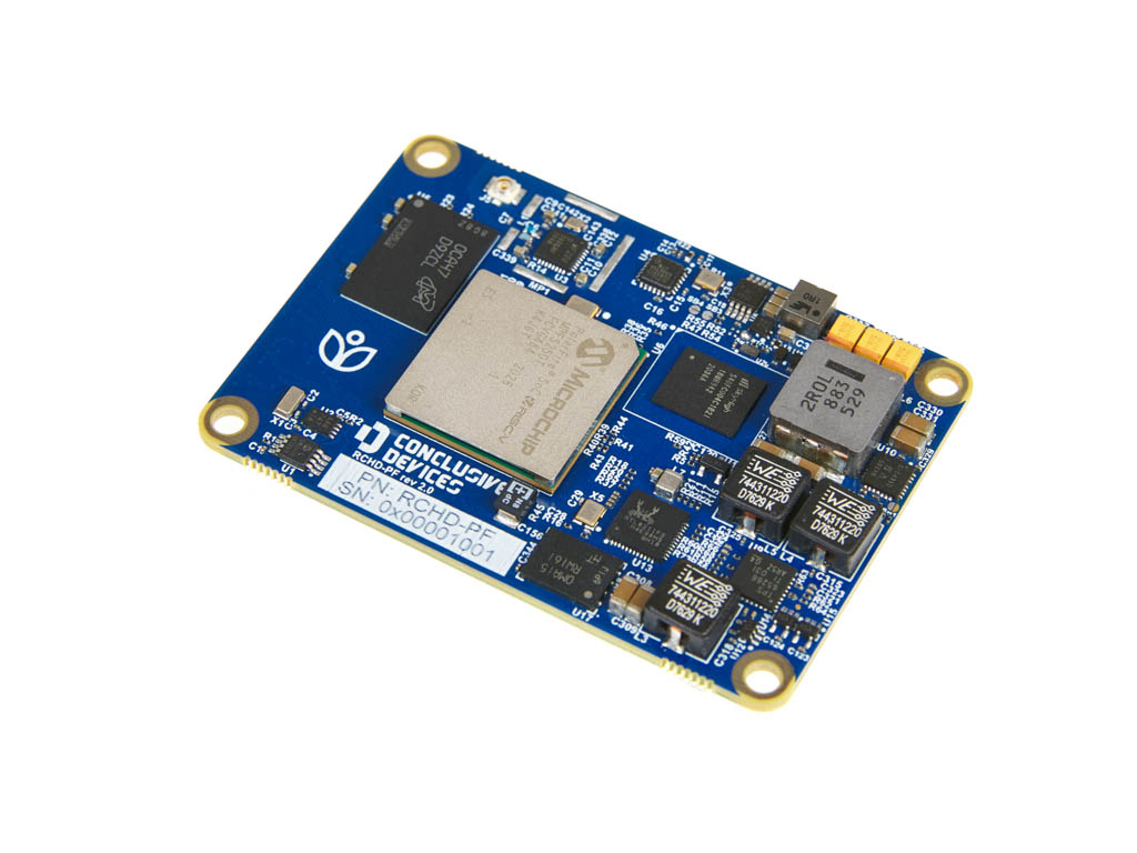 Frontal view of RCHD-PF Single Board Computer