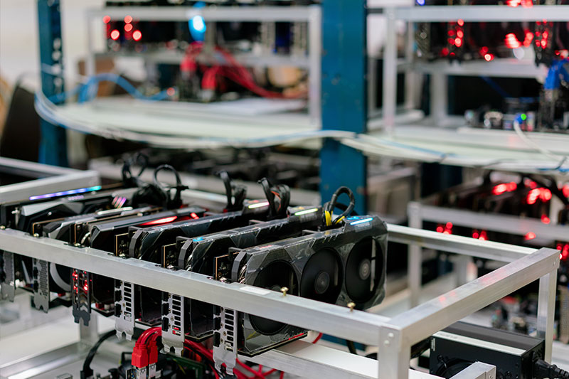 Cryptocurrency mining farm