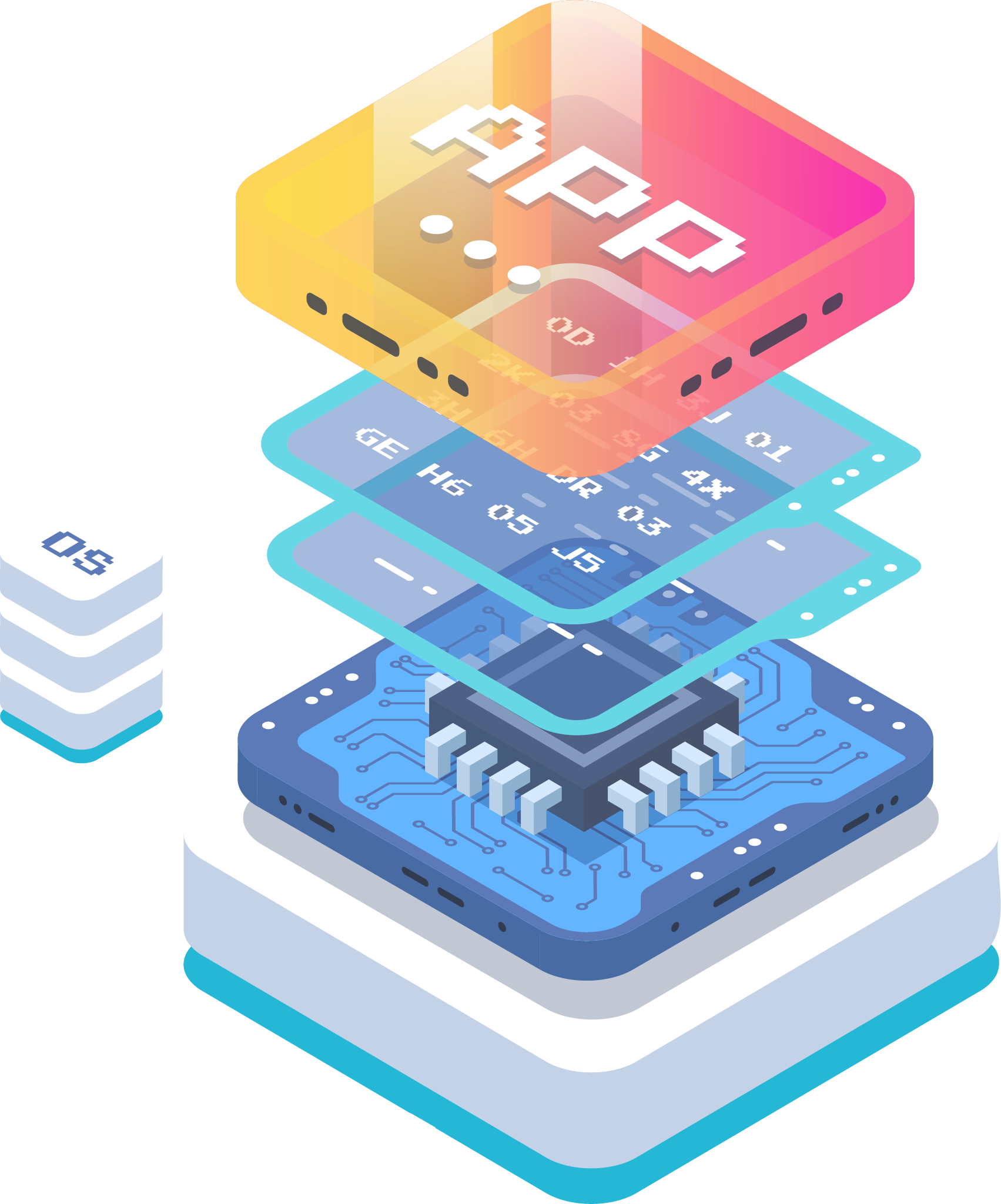 Icon representing application design